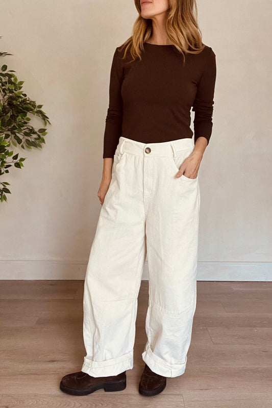 Barrel Cord Trousers