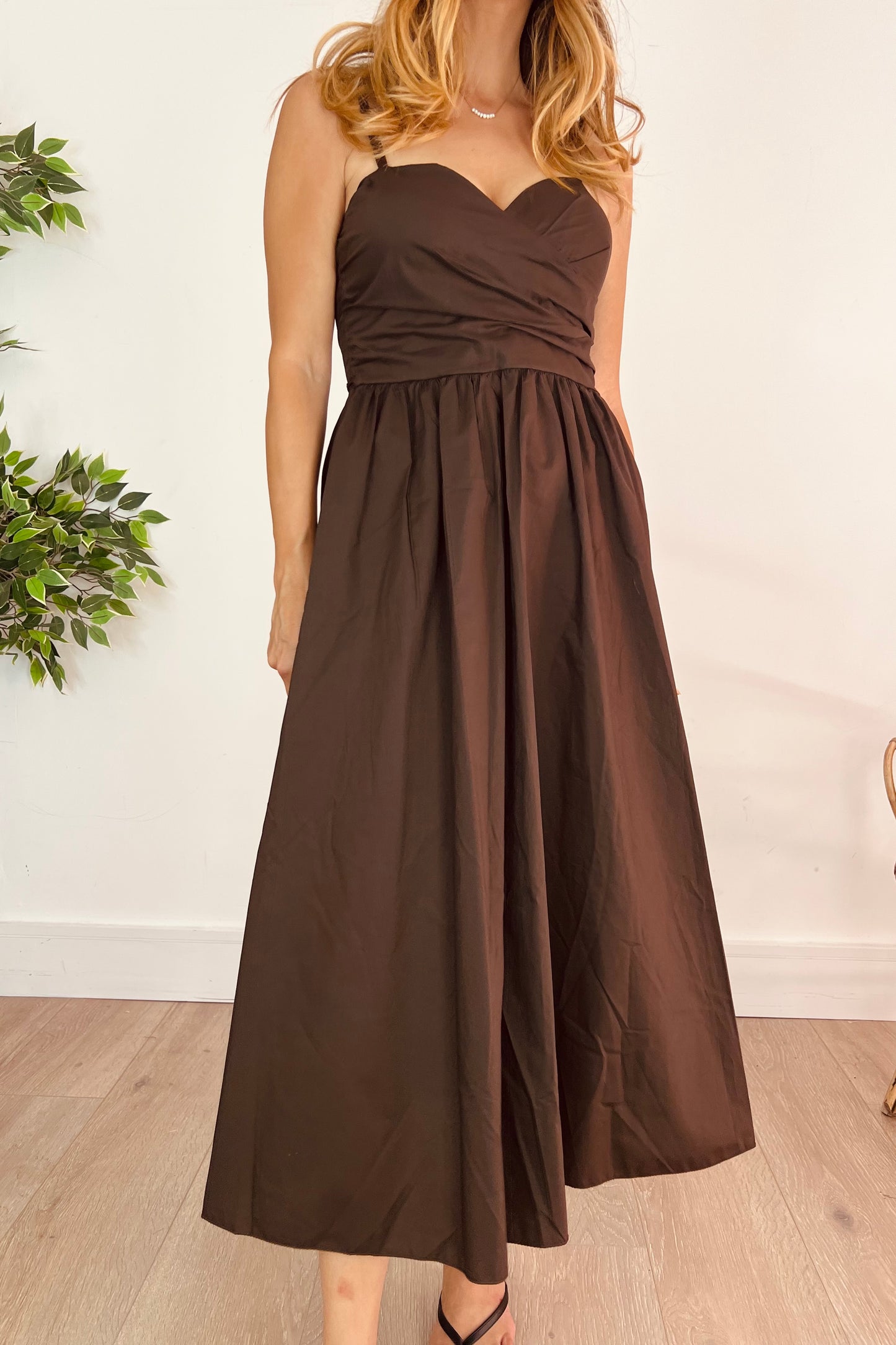 Gathered Bust Detail Dress