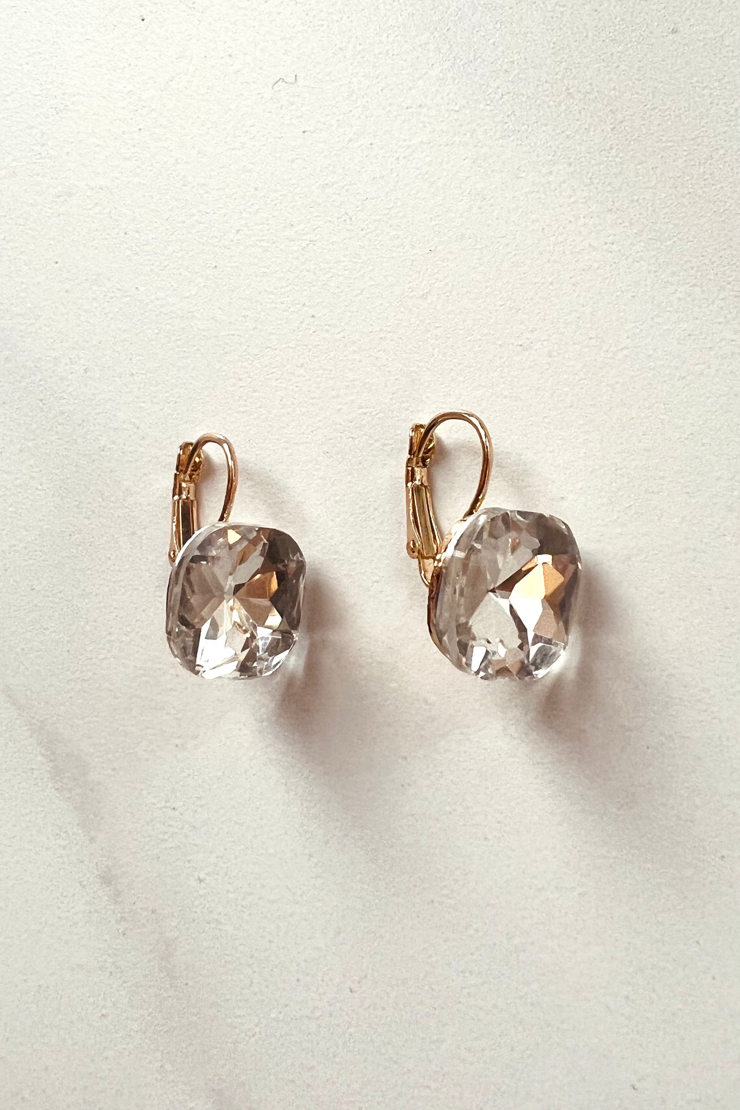 Crystal Square Earrings