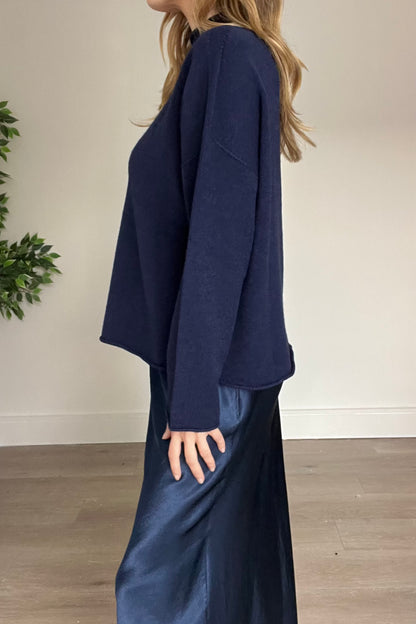 High Neck Luxury Knit Jumper