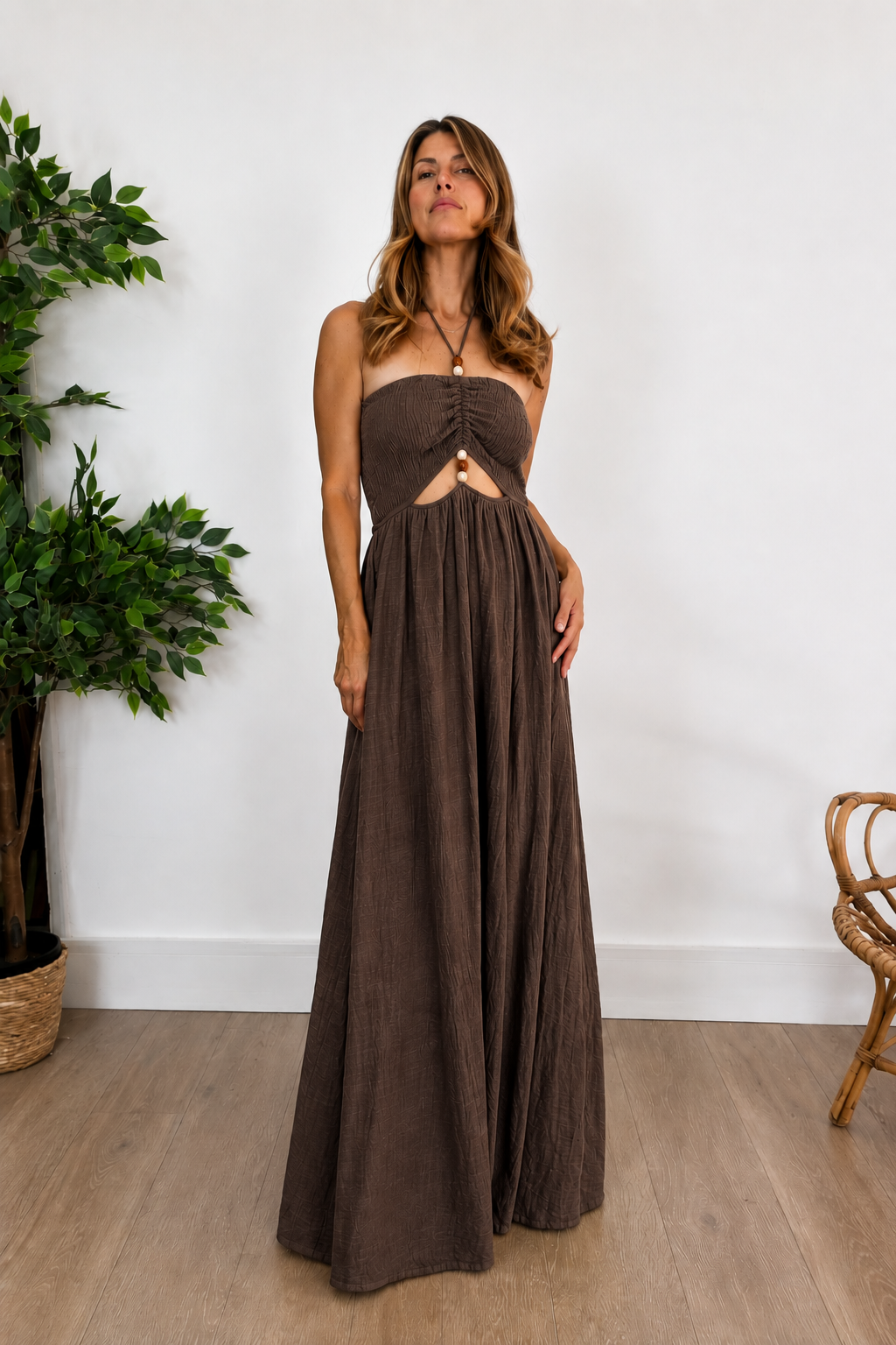 Cut Out Maxi Dress
