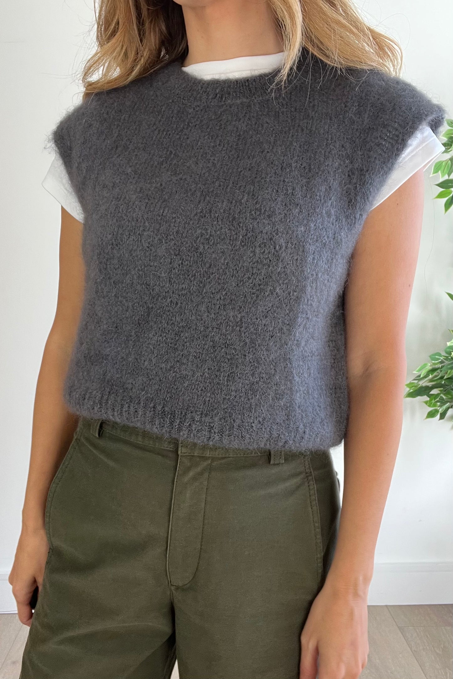 Crop Mohair Tank