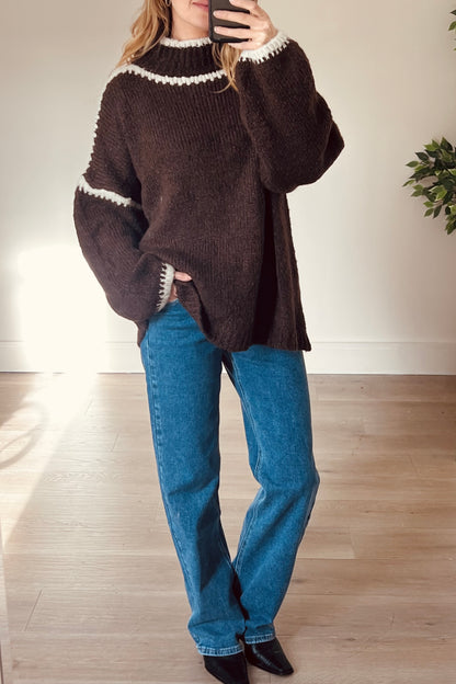 Chunky Knit High Neck Jumper