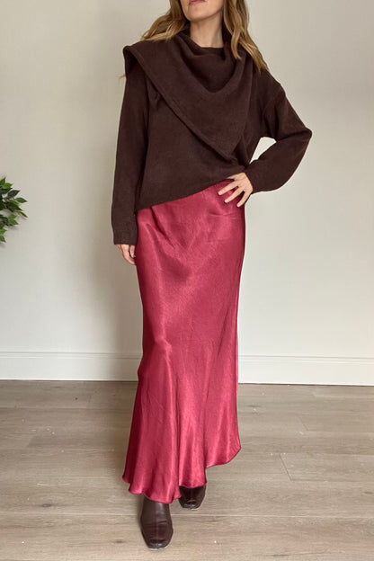 Satin Maxi Skirt