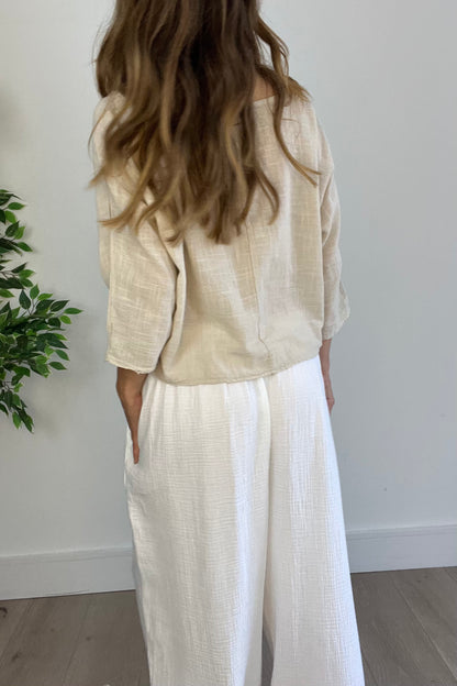 Lightweight Boxy Crop Tee
