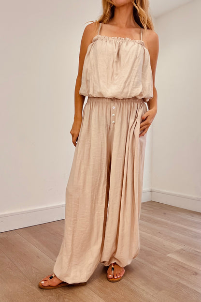 Balloon Pant Co-ord With Button Detail