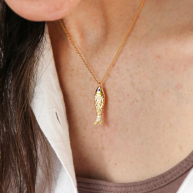 lisa angle 14 CT Gold Plated Necklace