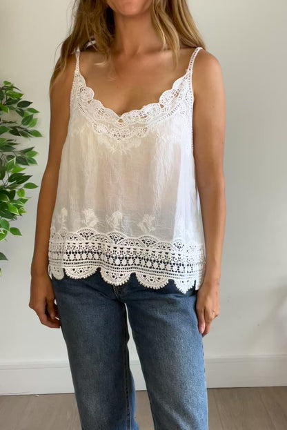 Crochet Detail Cami