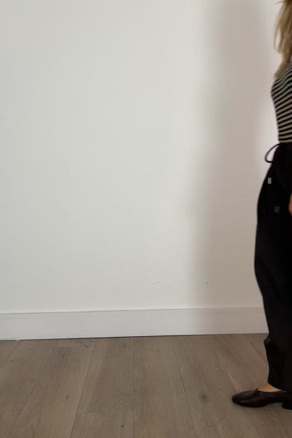 Drawstring Barrel Trousers