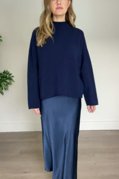 High Neck Luxury Knit Jumper