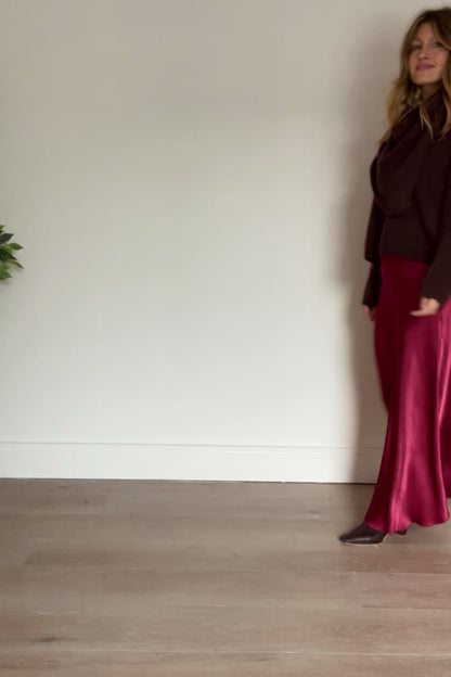 Satin Maxi Skirt