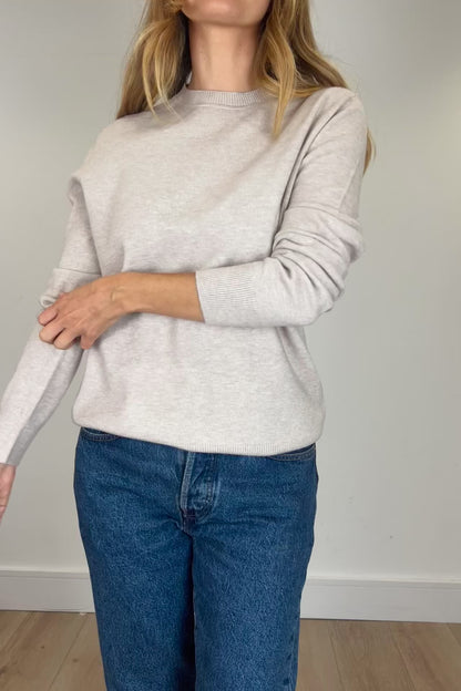 Classic Fine Knit Crew Neck Jumper