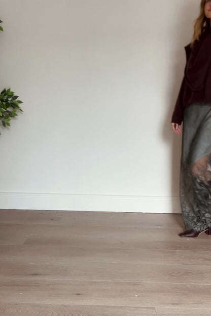 Lace Detail Maxi Skirt