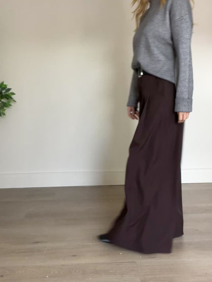 Belted Wide Leg Trousers