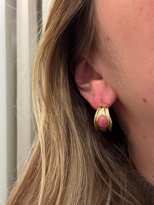 Detailed Gold Hoops