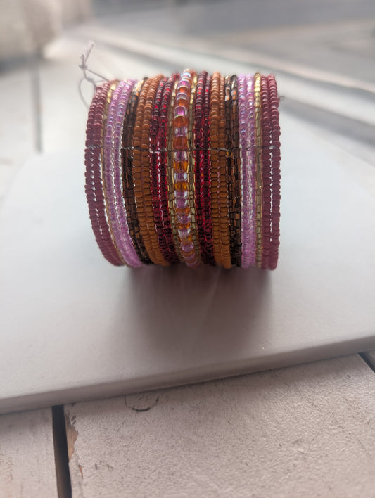 Suzie Blue Pink mix Bangle