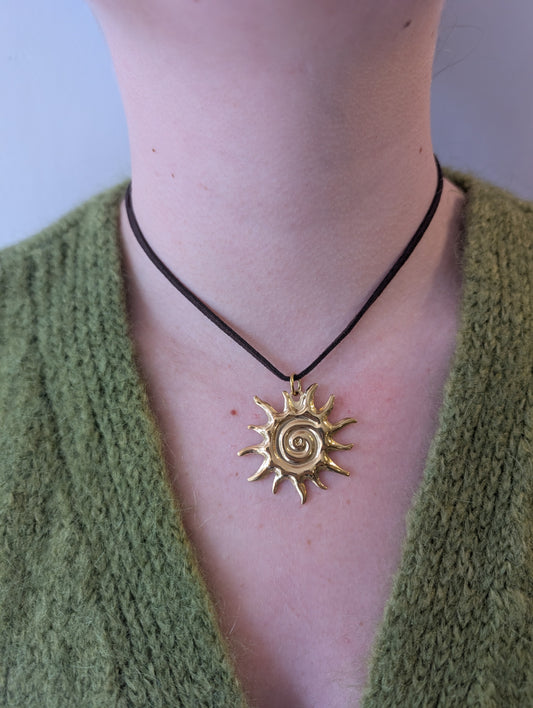 Sun Tie Necklace