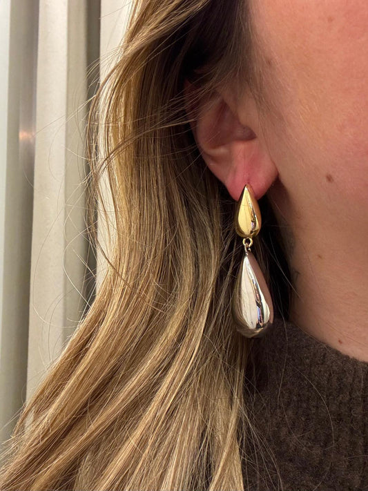 Gold/Silver Dangle earrings